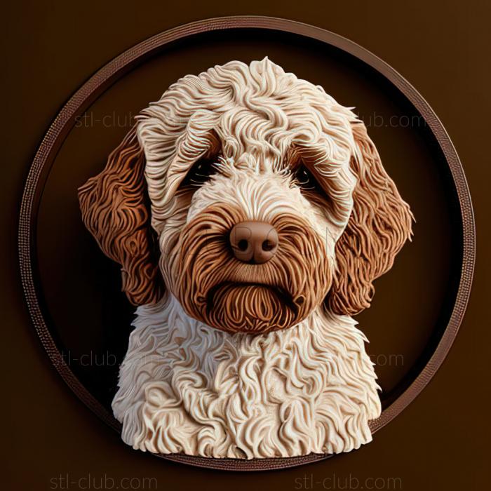 3D model st Lagotto romagnolo dog (STL)